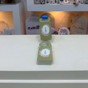 ليبل زجاجة مياه (250 مل) بثيم العرس