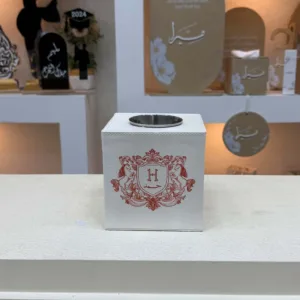 مبخرة جلد  مع طباعة