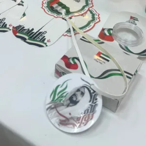 توزيعة تعليقة سيارة ليوم العلم الإماراتي (الحبه)