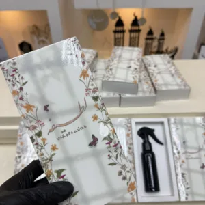 توزيعة مرش عطر مع بوكس ورق
